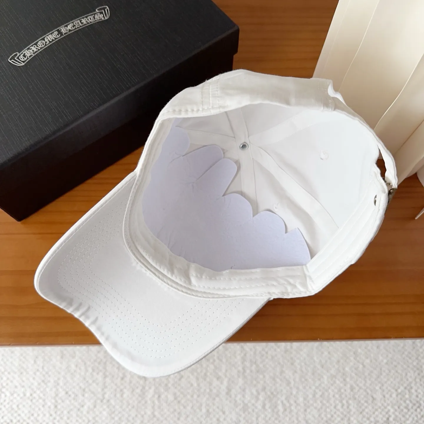 💰60 Chrome Hearts💓Early autumn Korean style fashionable retro washed baseball cap🧢peaked cap